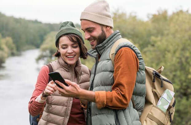 Jake's StrongGinger organic ginger juice is a wonderful drink for couples on a hike