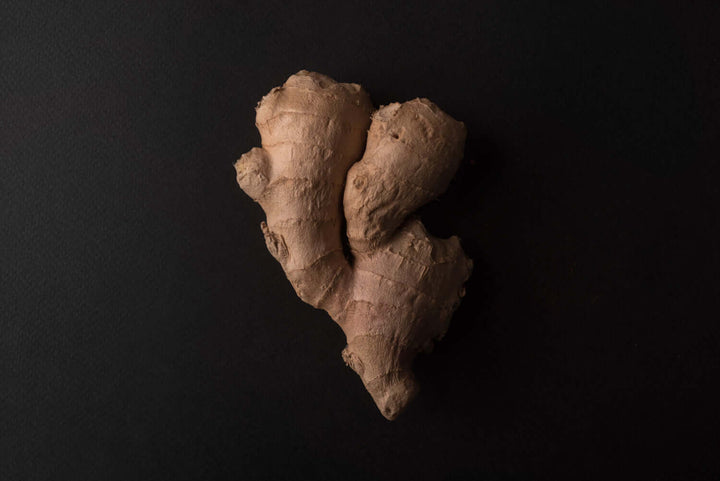 A piece of raw Peruvian Ginger used to make Jake's StrongGinger organic ginger juice