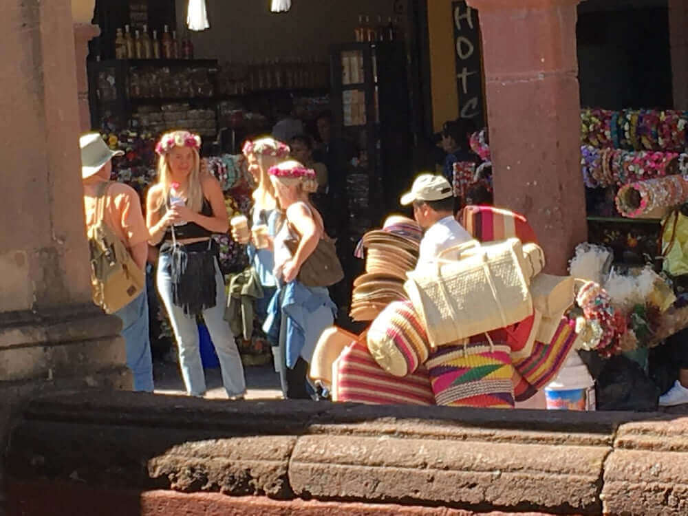 Tryg's  daughters, Kiera, Lizzie and Christiana  in Mexico where Jake's lived much of his life.