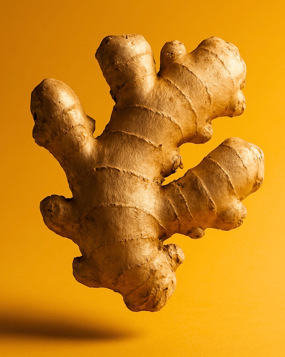 Fresh organic ginger root use to make Jake's StrongGinger organic ginger juice