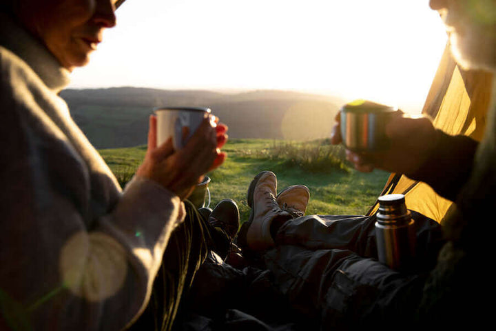 Jake's StrongGinger organic ginger juice being enjoyed by a couple who want to improve blood circulation