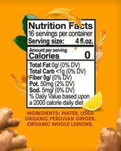 Load image into Gallery viewer, Jake&#39;s 64oz Organic StrongGinger Drink
