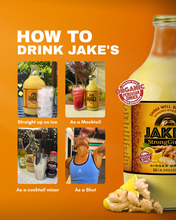 Load image into Gallery viewer, Jake&#39;s 64oz Organic StrongGinger Drink
