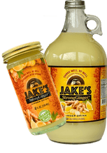 Load image into Gallery viewer, Premium Steeped Ginger Juice Health Pack featuring Jake's StrongGinger™ Organic Ginger Juice bottles.
