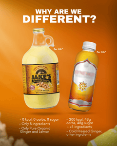 Jake's 64oz Organic StrongGinger Drink