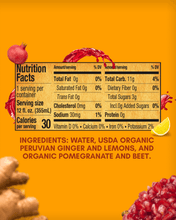 Load image into Gallery viewer, Jake&#39;s 12oz Organic StrongGinger Pomegranate Ready To Drink 4-Pack
