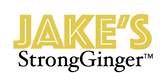 Jake's Yellow and Black Strong Ginger Ginger Juice Logo