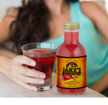 Load image into Gallery viewer, Jake&#39;s 12oz Organic StrongGinger Pomegranate Ready To Drink 12-Pack
