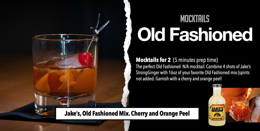 Jake's Old Fashioned Mocktail