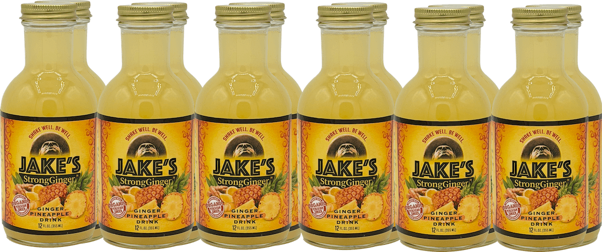 12oz 12 Pack Pineapple Organic Ginger Juice