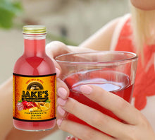 Load image into Gallery viewer, Jake&#39;s 12oz Organic StrongGinger Pomegranate Ready To Drink  6-Pack
